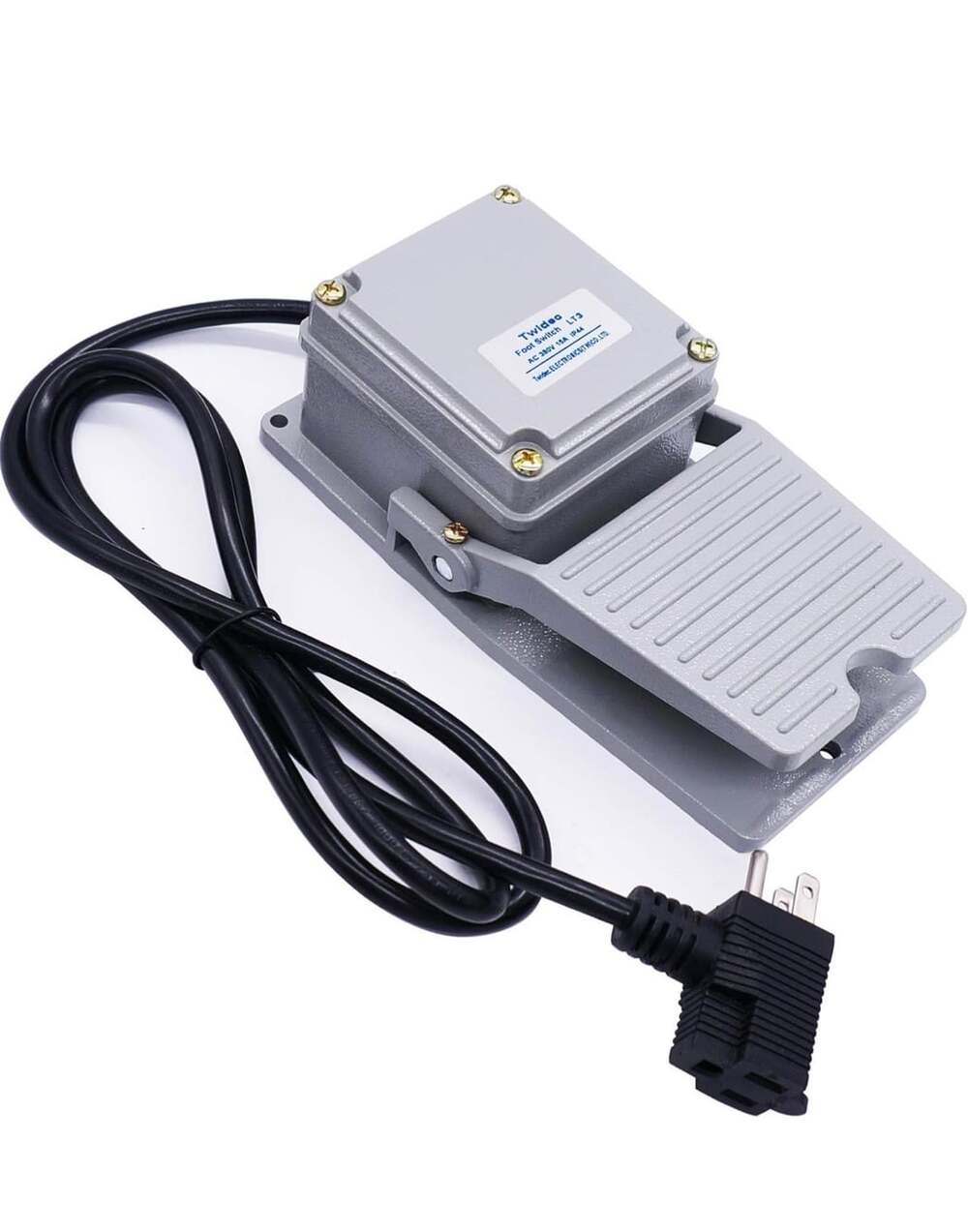 380V 15A Heavy Duty Foot Switch SPDT NO NC Electric Pedal Momentary Switch LT-3